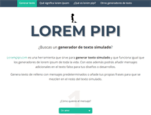 Tablet Screenshot of lorempipi.com